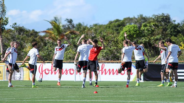Training in Santo Andre in Brasilien.