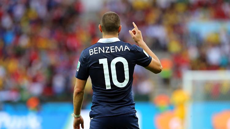 Karim Benzema schießt Honduras ab.