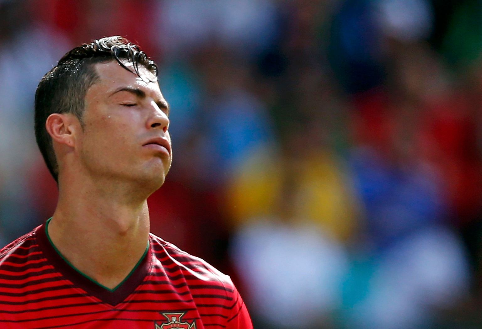 Was für ein bescheidener Nachmittag für Portugals Superstar Cristiano Ronaldo. 
