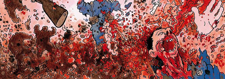 Der Schrecken des Ersten Weltkriegs als Comic: Ausschnitt aus "Elender Krieg" von Jacques Tardi.