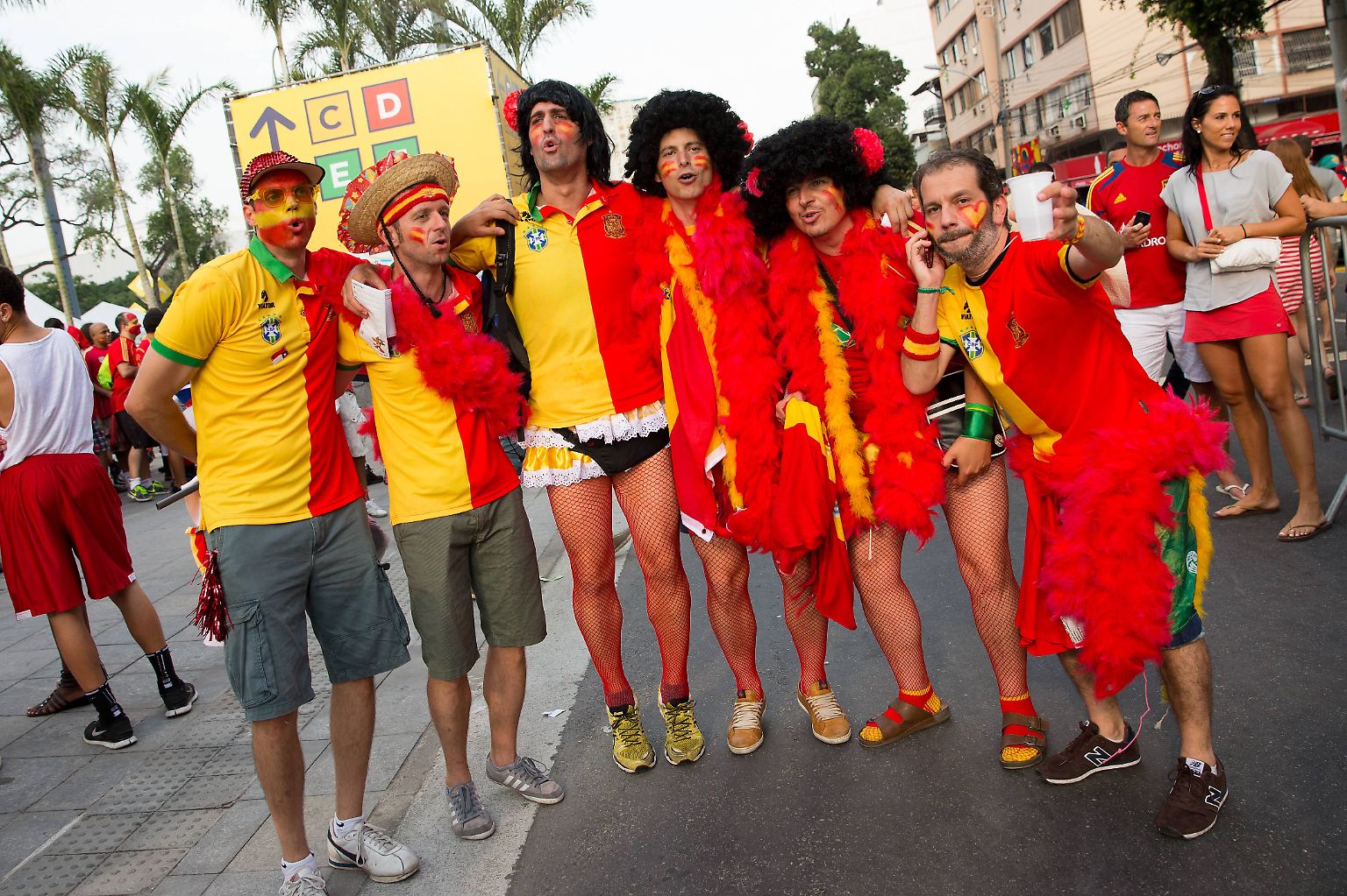 Vor der Partie gegen Chile ...