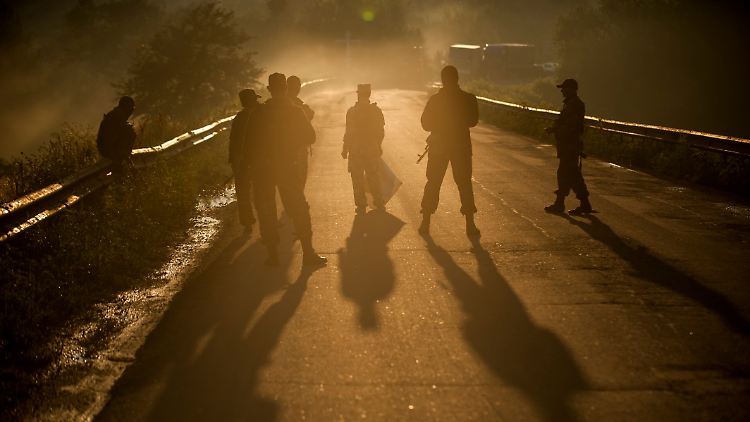 Die prorussischen Kämpfer wollen auf keinen Fall auf den Vorschlag aus Kiew eingehen.