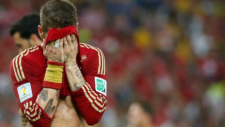 Die WM ist für Sergio Ramos und seine Kollegen vorbei. Sie dürfen frühzeitig die Koffer packen.