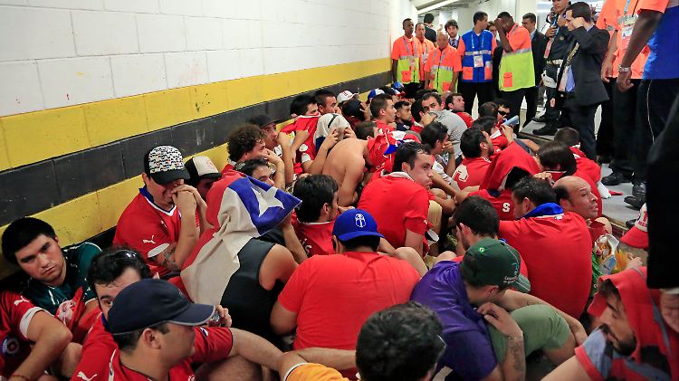 Durch ihr Eindringen in den Presseeingang des Maracanã nutzten die chilenischen Fans eine Sicherheitslücke des Stadions aus.