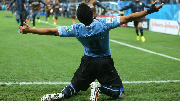 Im ersten Spiel noch beinahe harmlos, zeigte Uruguay gegen England eine Glanzleistung. 