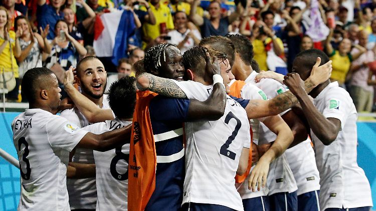 2010 in Südafrika noch jämmerlich gescheitert, zeigt sich die Grand Nation in Brasilien in Topform. 