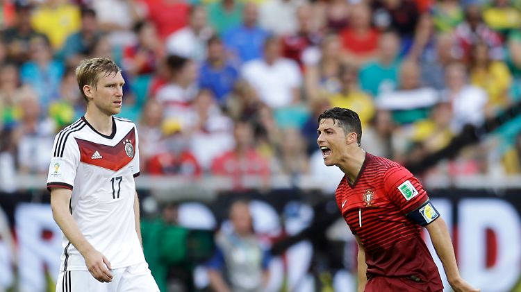 Per Mertesacker brachte in seiner Nationalmannschaftskarriere schon einige Angreifer zu Verzweiflung - so wie vor einigen Tagen Cristiano Ronaldo.