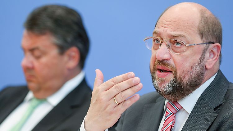 Die Sozialdemokraten Sigmar Gabriel und Martin Schulz haben sich von der Europawahl mehr erhofft.