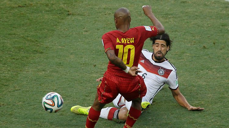 Sami Khedira gab auch im Spiel gegen Ghana alles - vielleicht sogar ein bisschen zuviel?