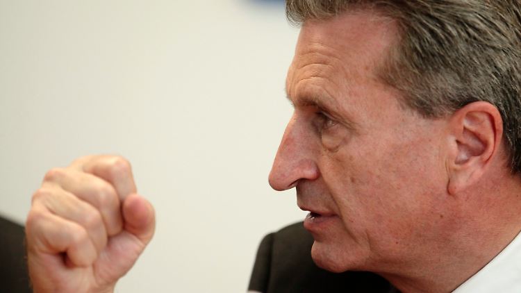 Oettinger ist seit 2010 EU-Kommissar.