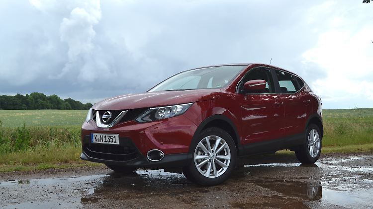 Selbst an einem verregneten Wochenende macht der neue Nissan Qashqai eine gute Figur.