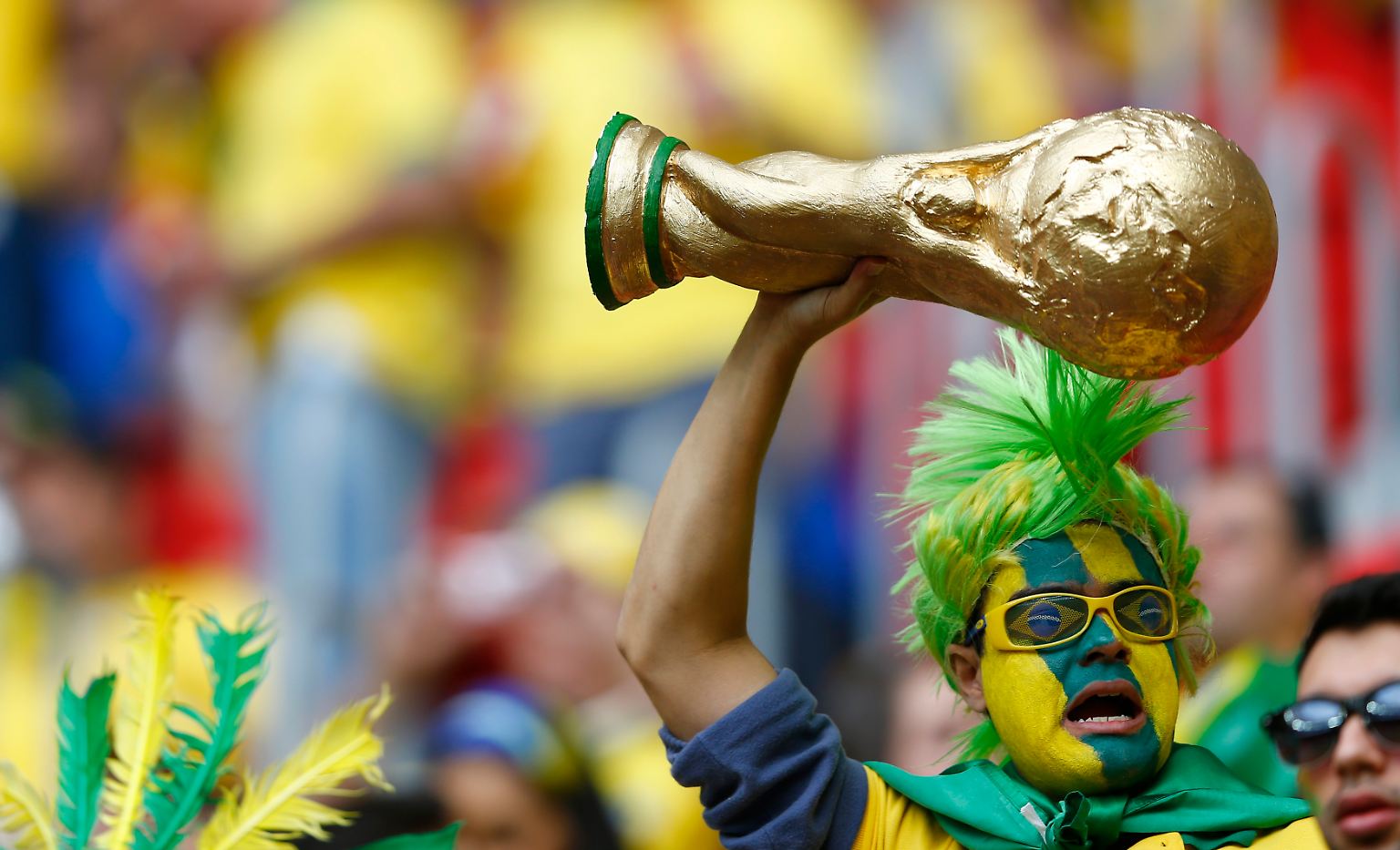 Die Brasilianer. Sie träumen vom sechsten Titel - bei der WM im eigenen Land.