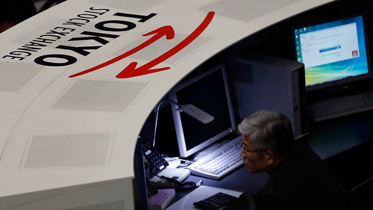 Japanische Exportwerte profitierten erneut von Kursverlusten des Yen.