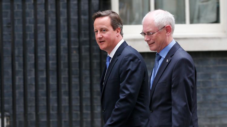 David Cameron bekam am Montag besuch von Herman Van Rompuy und versucht nun, in der sicheren Niederlage noch möglichst gut auszusehen.