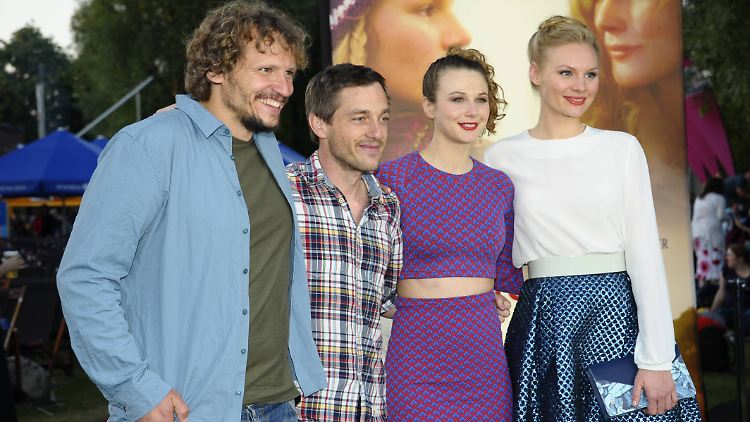 Marcus H. Rosenmüller, Volker Bruch, Anna Maria Sturm und Rosalie Thomass bei der Premiere von "Beste Chance".