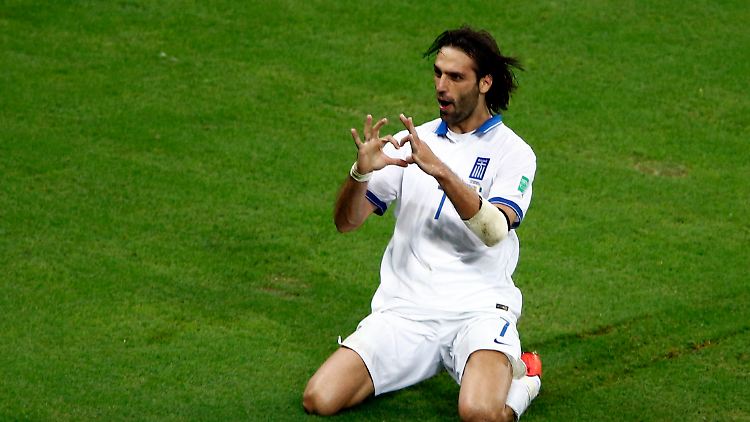 Georgios Samaras gelang der Last-Minute-Treffer gegen die Elfenbeinküste.