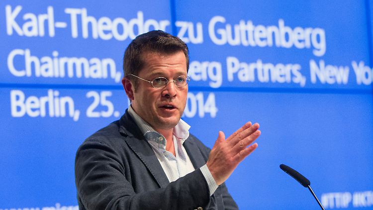 Vorerst ein paar Ratschläge nach Berlin, Brüssel und Washington: Guttenberg beim "Transatlantischen Dialog".