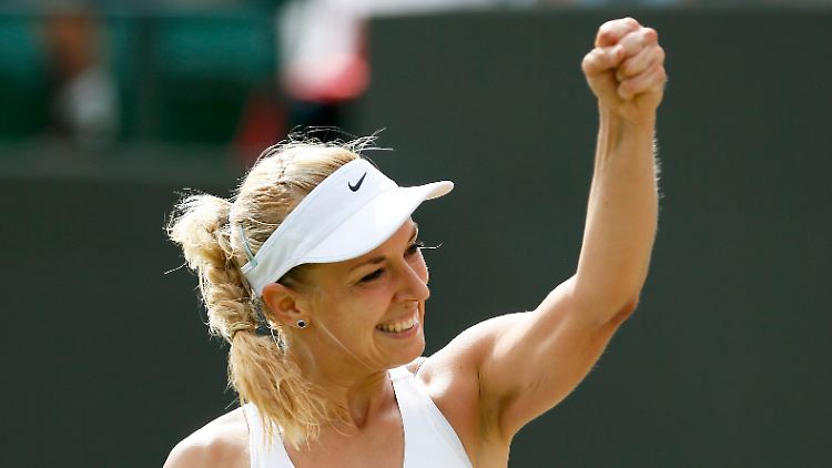 Sabine Lisicki bezwingt die Tschechin Karolina Pliskova.