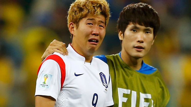 Bitter enttäuscht über das Ausscheiden: Leverkusens Südkoreaner Son.
