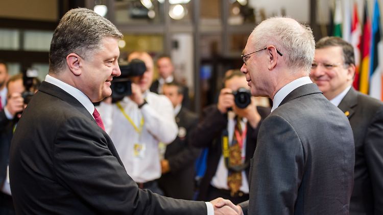 Petro Poroschenko bekommt Unterstützung von der EU.