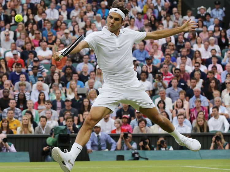 Der siebenmalige Wimbledon-Champion Roger Federer zieht ebenfalls ins Achtelfinale ein.