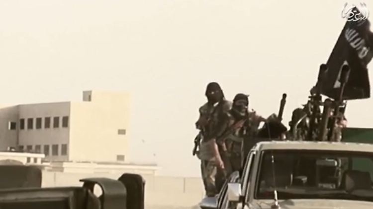 Ein Screenshot aus einem Propagandavideo der Isis.