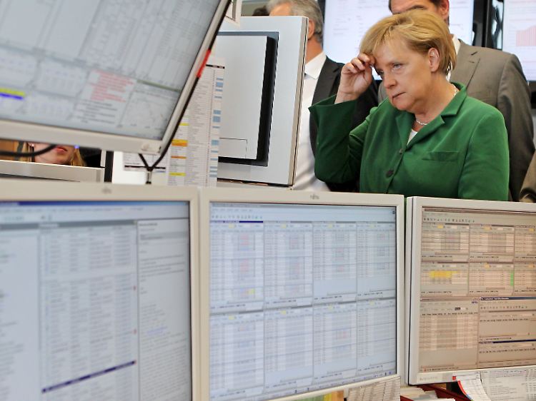 Angela Merkel beschäftigte sich in Leipzig lieber mit den Feinheiten des Stromhandels als mit Fragen zur Atompolitik.