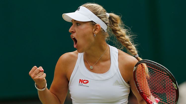 Becker-Faust: Angelique Kerber spielte im Achtelfinale gegen French-Open-Siegerin Maria Scharapowa groß auf.