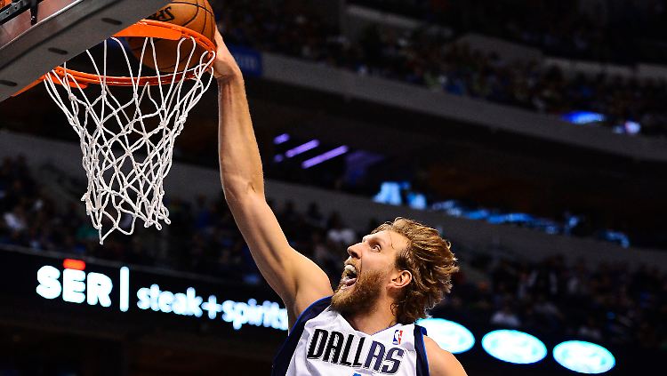 Seit 1998 bei den Dallas Mavericks: Dirk Nowitzki.