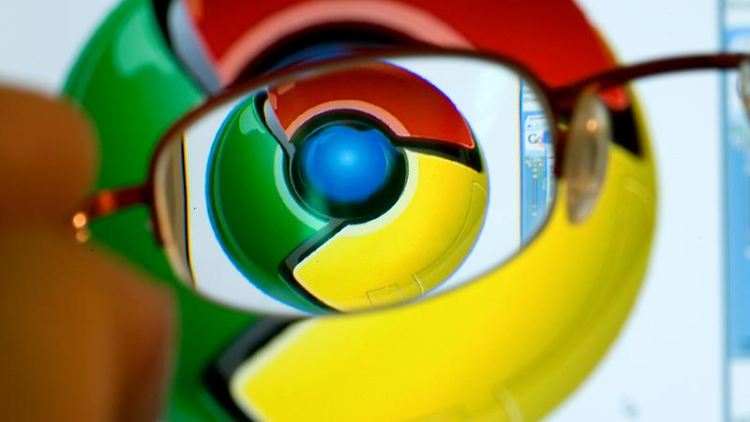 Das Logo des Internet-Browsers Chrome von Google.