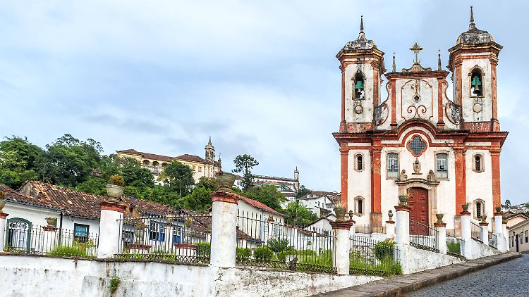 Die Altstadt von Ouro Preto wurde 1980 als Weltkulturerbe anerkannt.