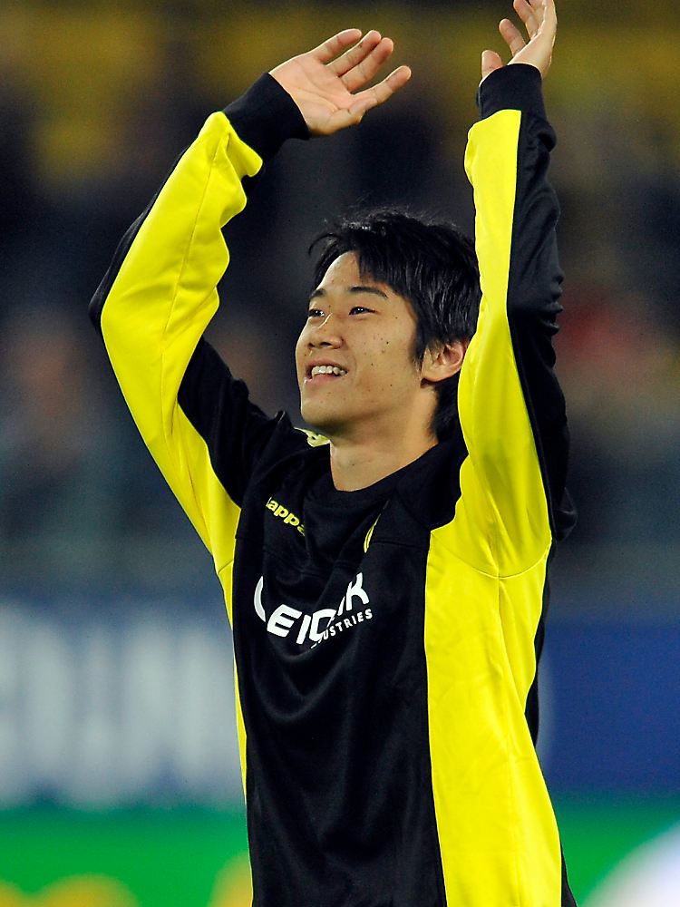 "Diese Mannschaft hat eine große Zukunft - und die will ich mit ihr zusammen bestreiten": Shinji Kagawa.