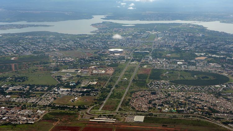 Blick auf die Hauptstadt Brasilia.