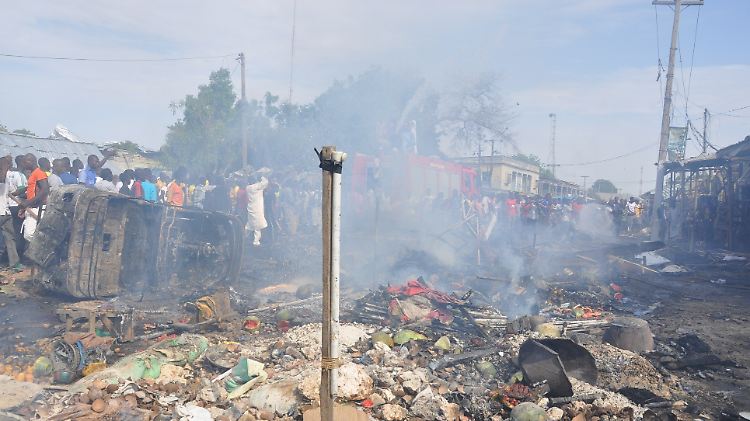 Die Behörden in Nigeria wollten ihren Landsleuten nach einem Anschlag auf ein Einkaufszentrum offenbar nicht zu viel zumuten.