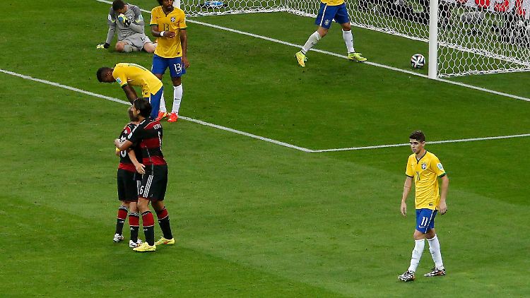 Und wieder grüßt das Murmeltier: Deutschland feiert, Brasilien schaut zu.