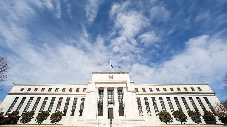 In 10-Milliardenschritten zum "Exit": Das Hauptgebäude der US-Notenbank in Washington.