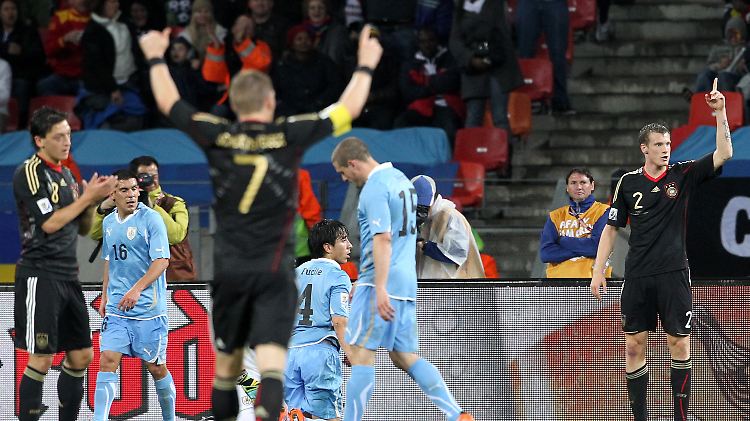 Bei der WM 2010 siegte Deutschland im Spiel um Platz drei gegen Uruguay.