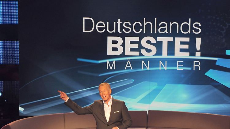 Moderator Johannes B. Kerner in der Kulisse von "Deutschlands Beste".