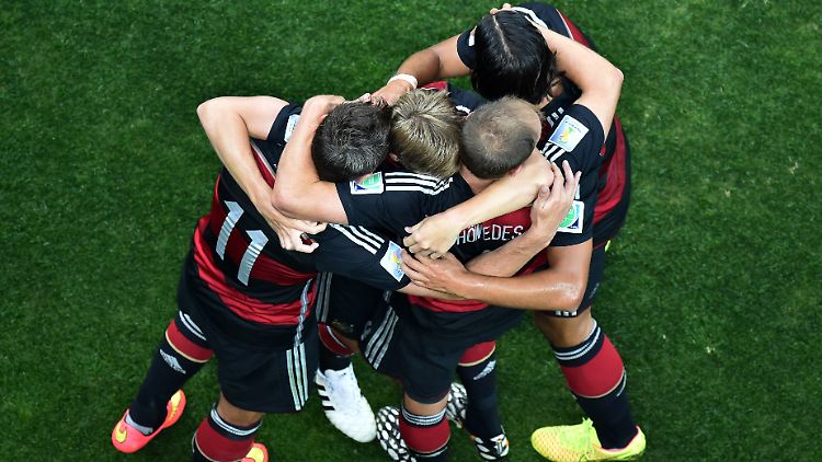 Die deutsche Nationalmannschaft beeindruckt.