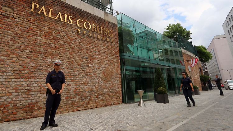 Das Wiener Palais Coburg erwartet seine Gäste.