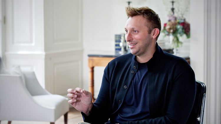 Thorpe während des Interviews.