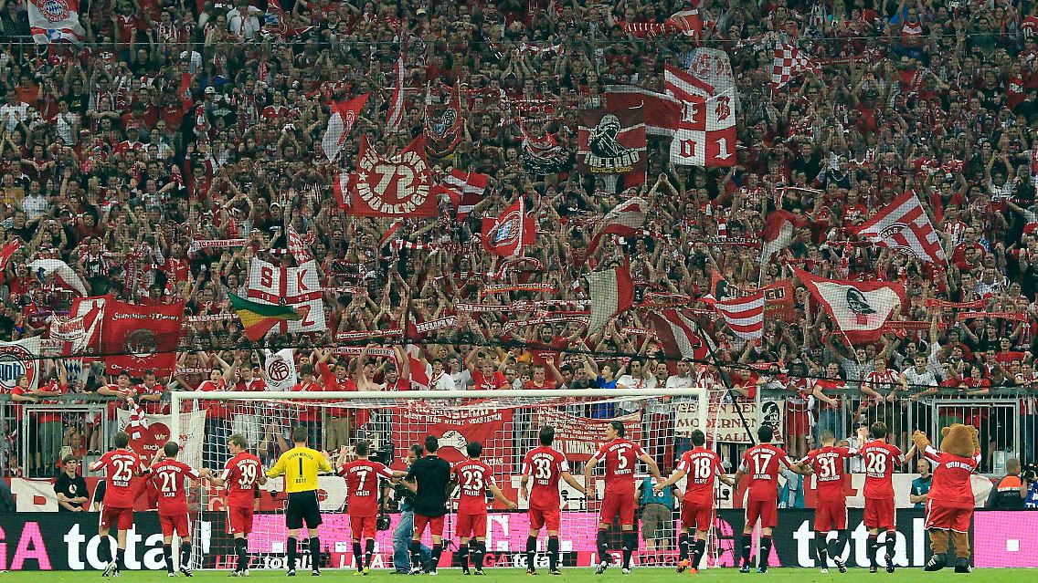 Die Bayern-Fans vom "Club Nr. 12" verzichten gegen den AS Rom auf ihre neue Choreographie.