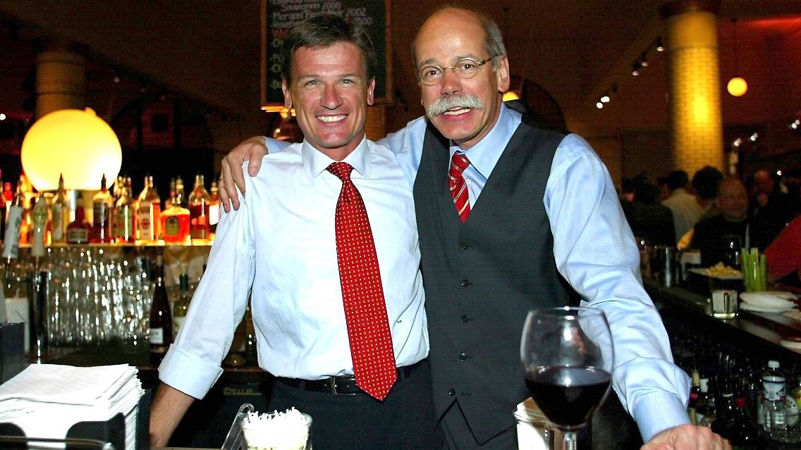 Dieter Zetsche (rechts) mit seinem designierten Nachfolger (Archivbild).