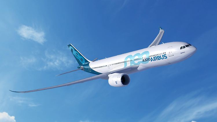 Und so soll die neue Großraummaschine für die Langstrecke aussehen: Eine A330-800neo in der Computersimulation.