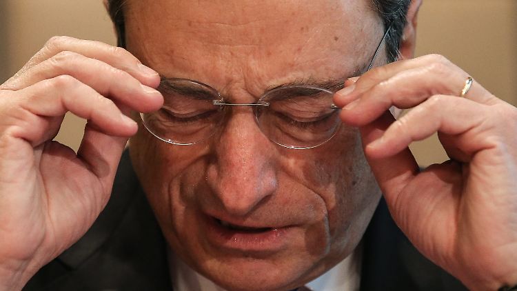 Mario Draghi warnt vor einer Aufwertung des Euro.