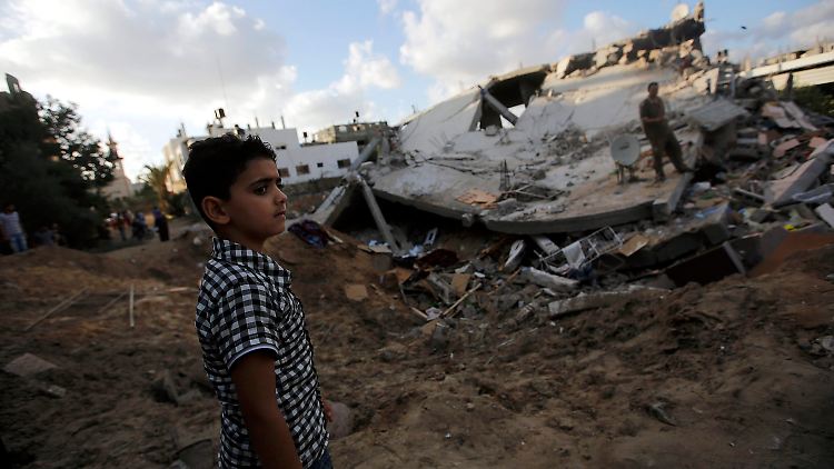 Viele Hundert Häuser sind bereits zerstört, wie hier in Beit Lahiya im nördlichen Gazastreifen.