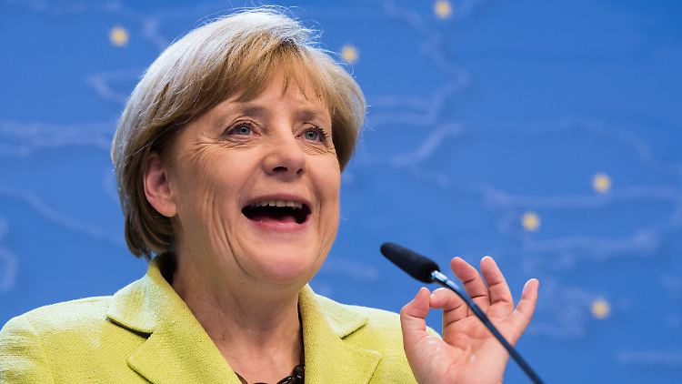 Wenn die Kanzlerin selber den Ton angegeben hätte, hätte das mit dem Ständchen vermutlich besser geklappt. 