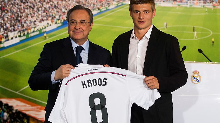 Bei Real wird Kroos künftig die Nummer 8 tragen.
