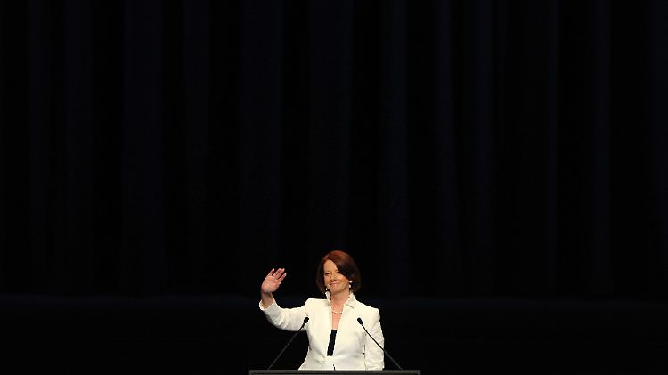 Premierministerin Gillard führt nun Gespräche.