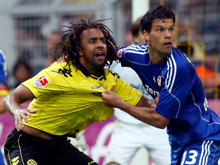 Zurück in der Bundesliga: Michael Ballack feierte in Dortmund zwar ein durchwachsenes Comeback, nach 90 Minuten aber einen souveränen Leverkusener Sieg.